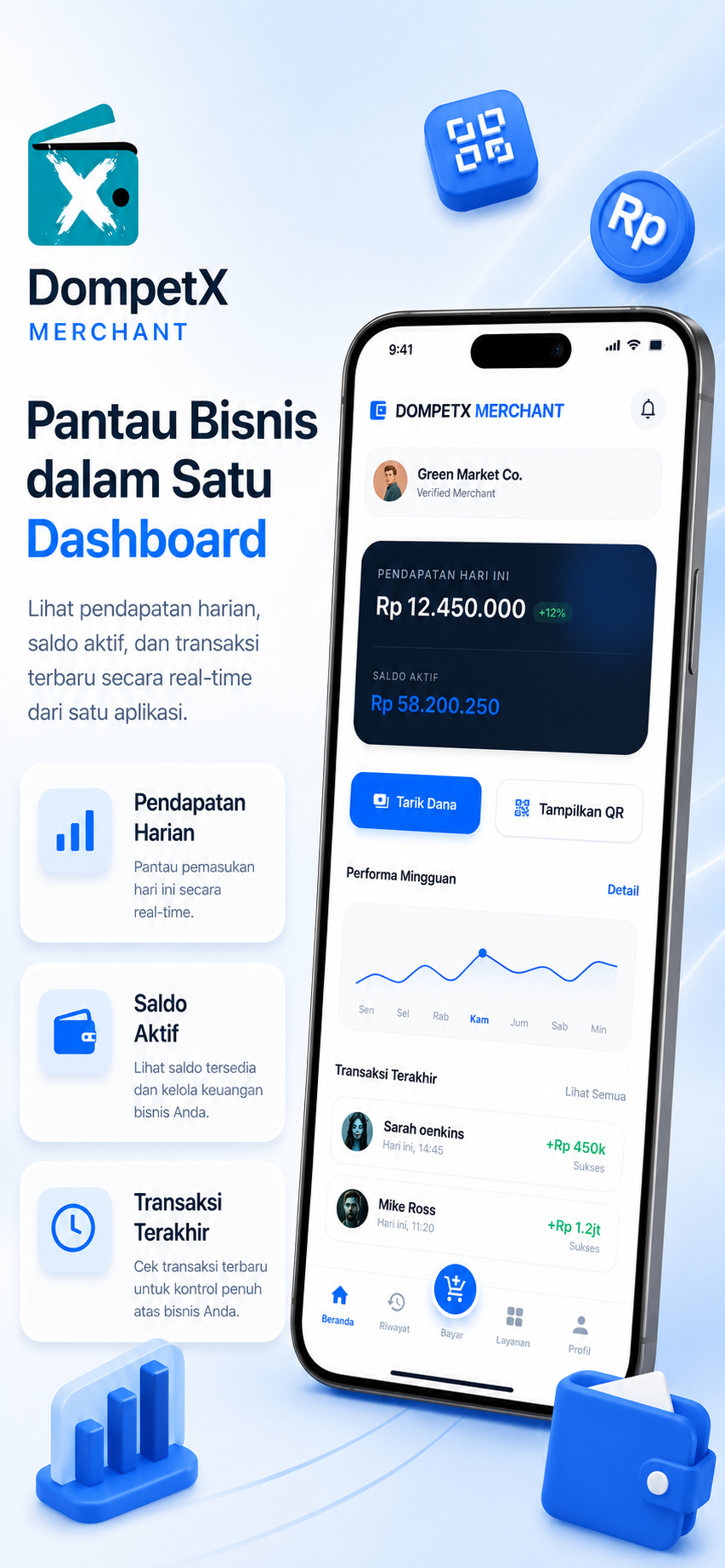Fitur DompetX Merchant 4