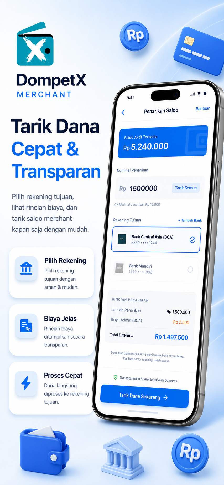 Fitur DompetX Merchant 5